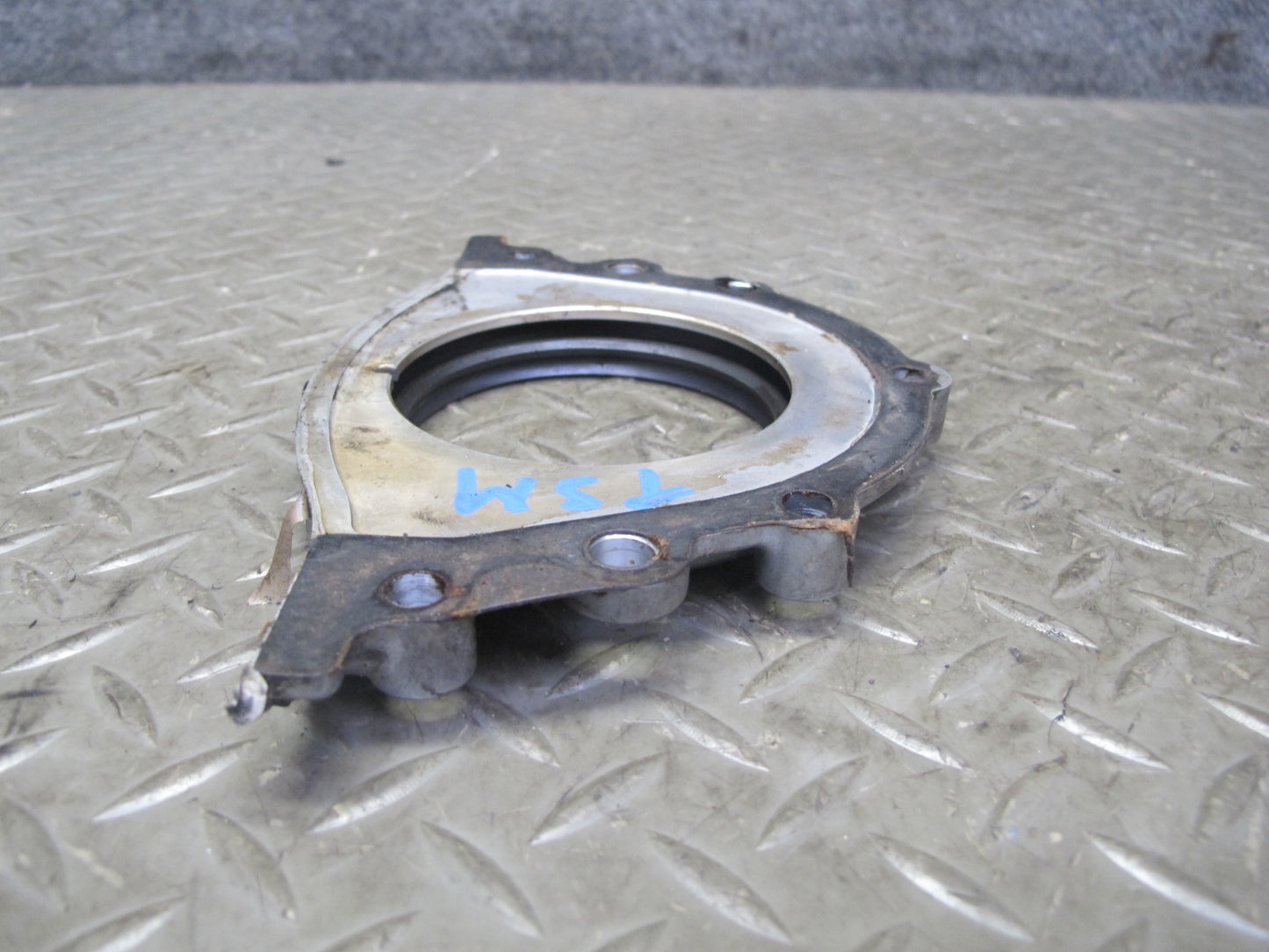 86-92 Toyota Supra MA70L 7MGE 7MGTE Engine Rear Crank Seal Plate 71K Miles OEM