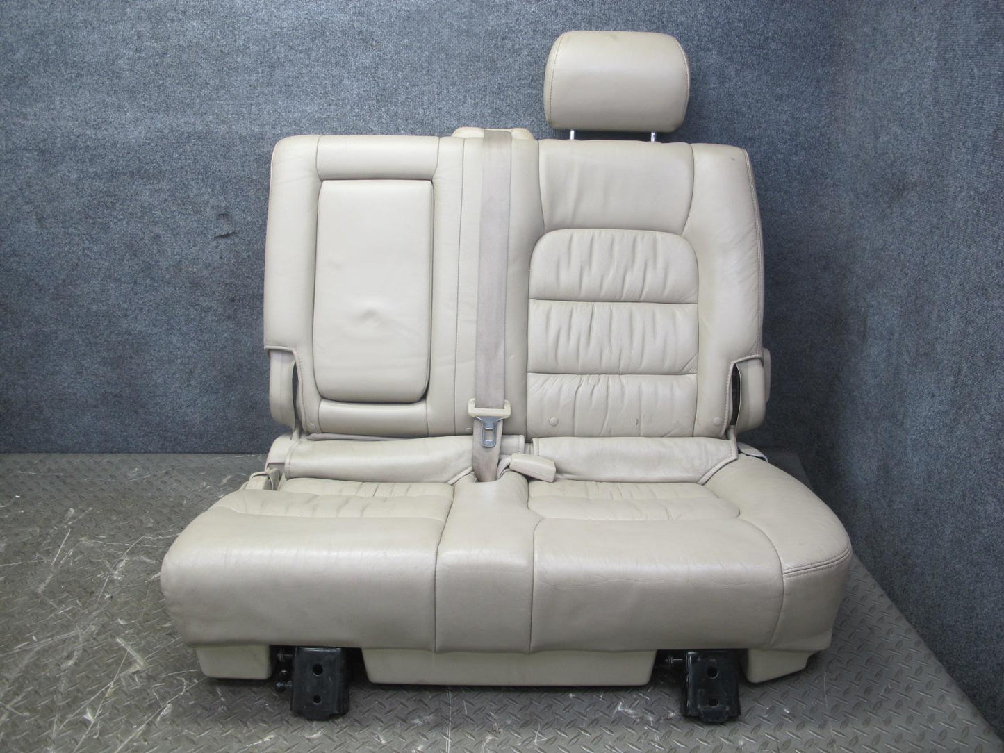 03-07 Lexus LX470 Rear Second ROW Left & Right Leather Seat Ivory Set of 2