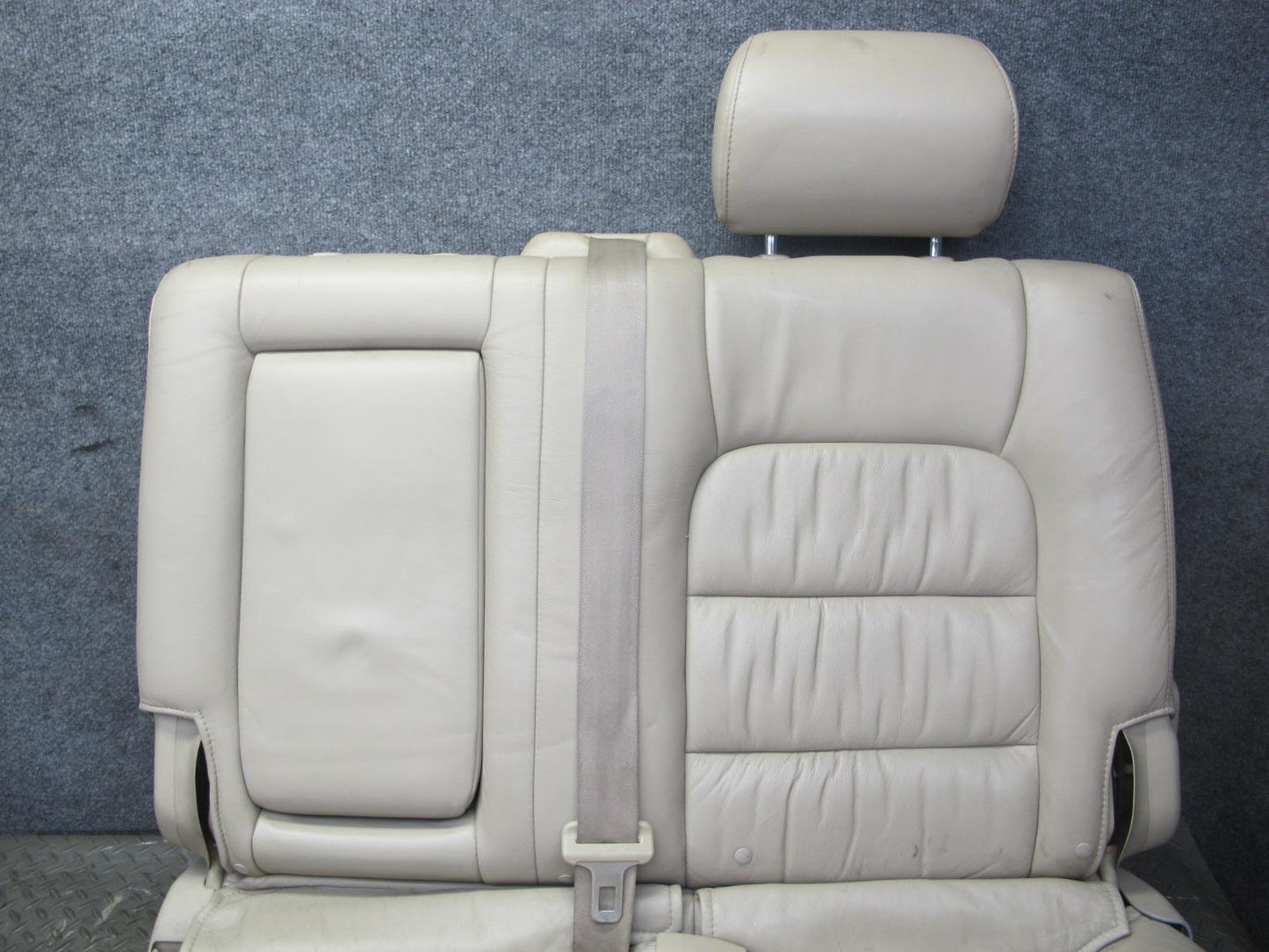 03-07 Lexus LX470 Rear Second ROW Left & Right Leather Seat Ivory Set of 2