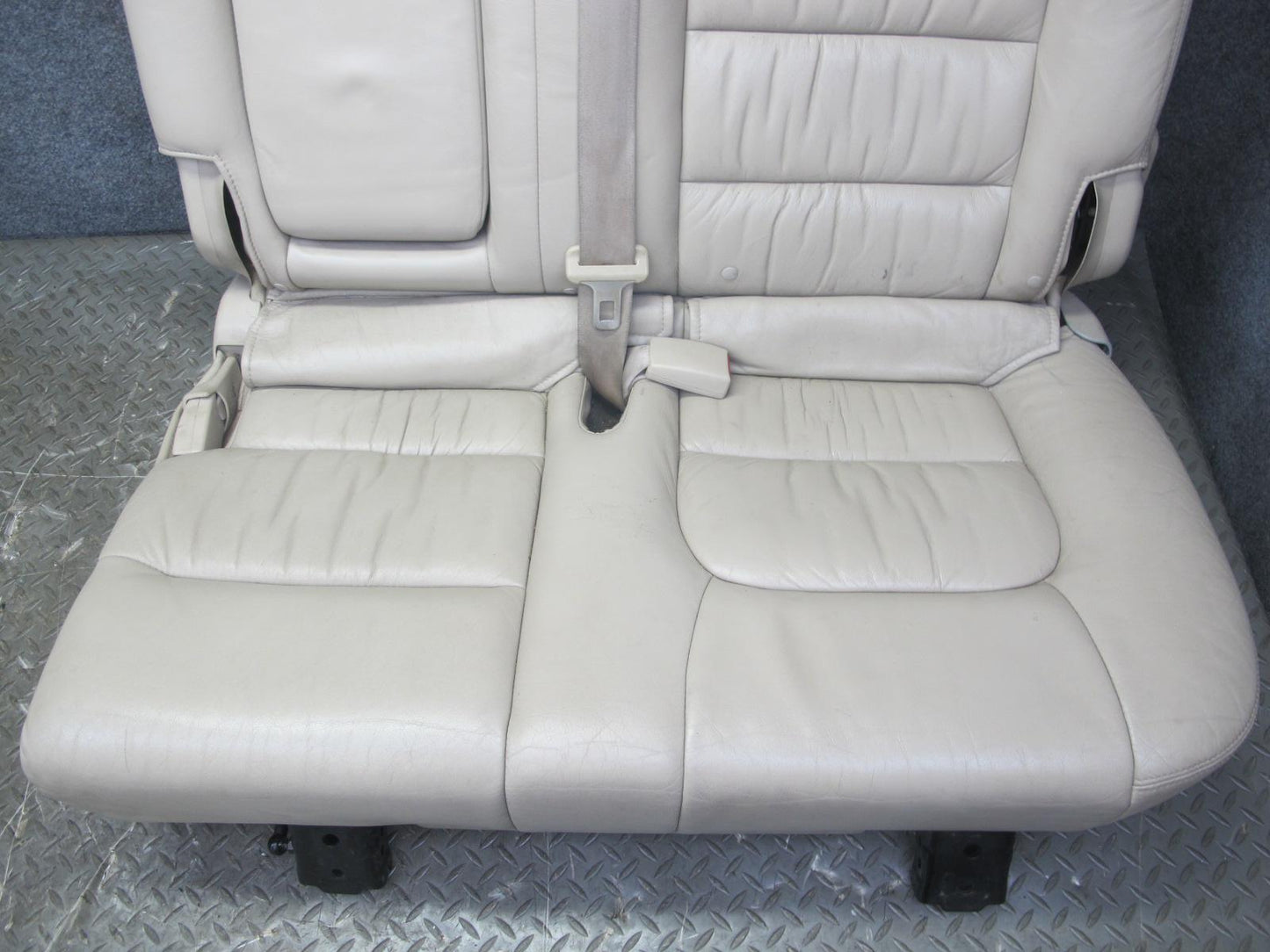 03-07 Lexus LX470 Rear Second ROW Left & Right Leather Seat Ivory Set of 2