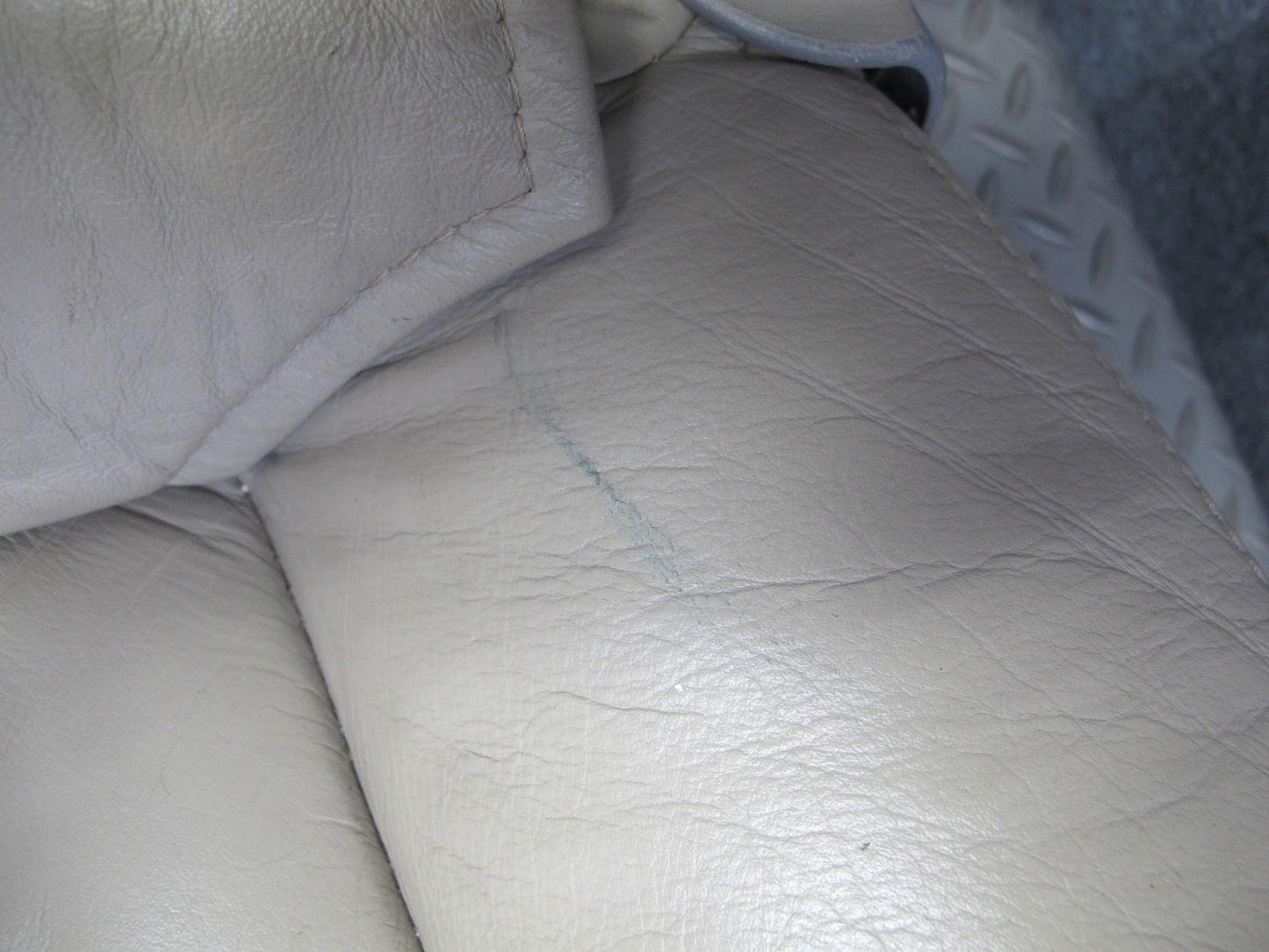 03-07 Lexus LX470 Rear Second ROW Left & Right Leather Seat Ivory Set of 2