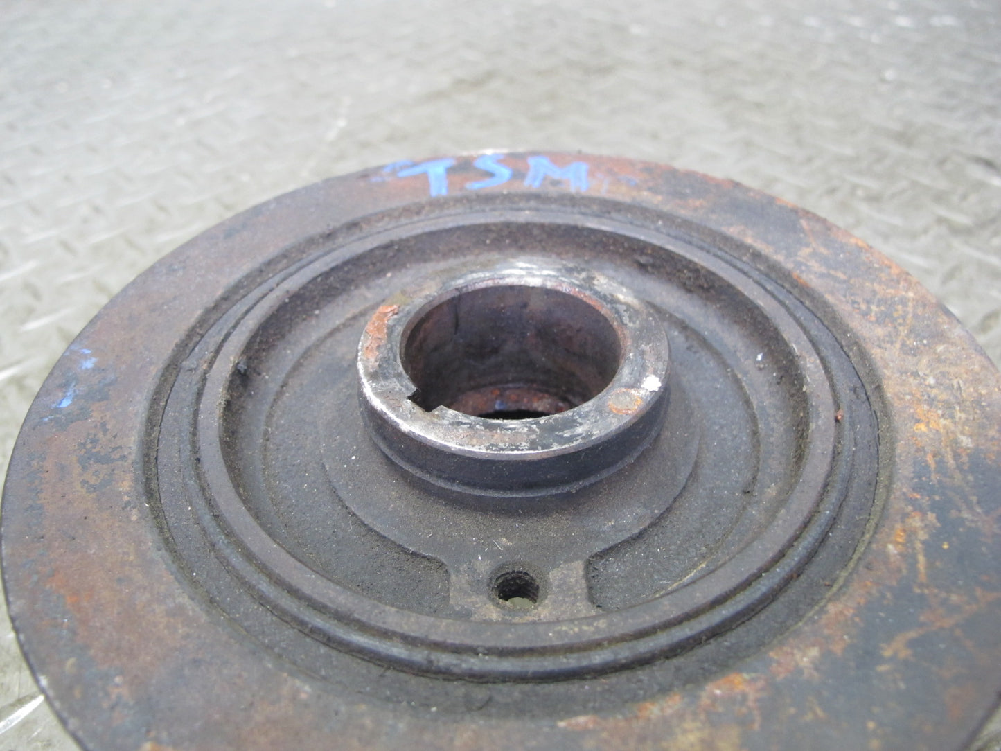 89-90 Toyota Supra MK3 7MGE Engine Crankshaft Pulley Harmonic Balancer 71K OEM