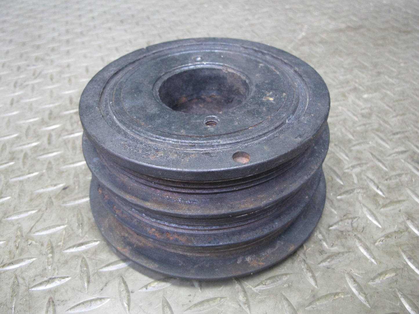 89-90 Toyota Supra MK3 7MGE Engine Crankshaft Pulley Harmonic Balancer 71K OEM