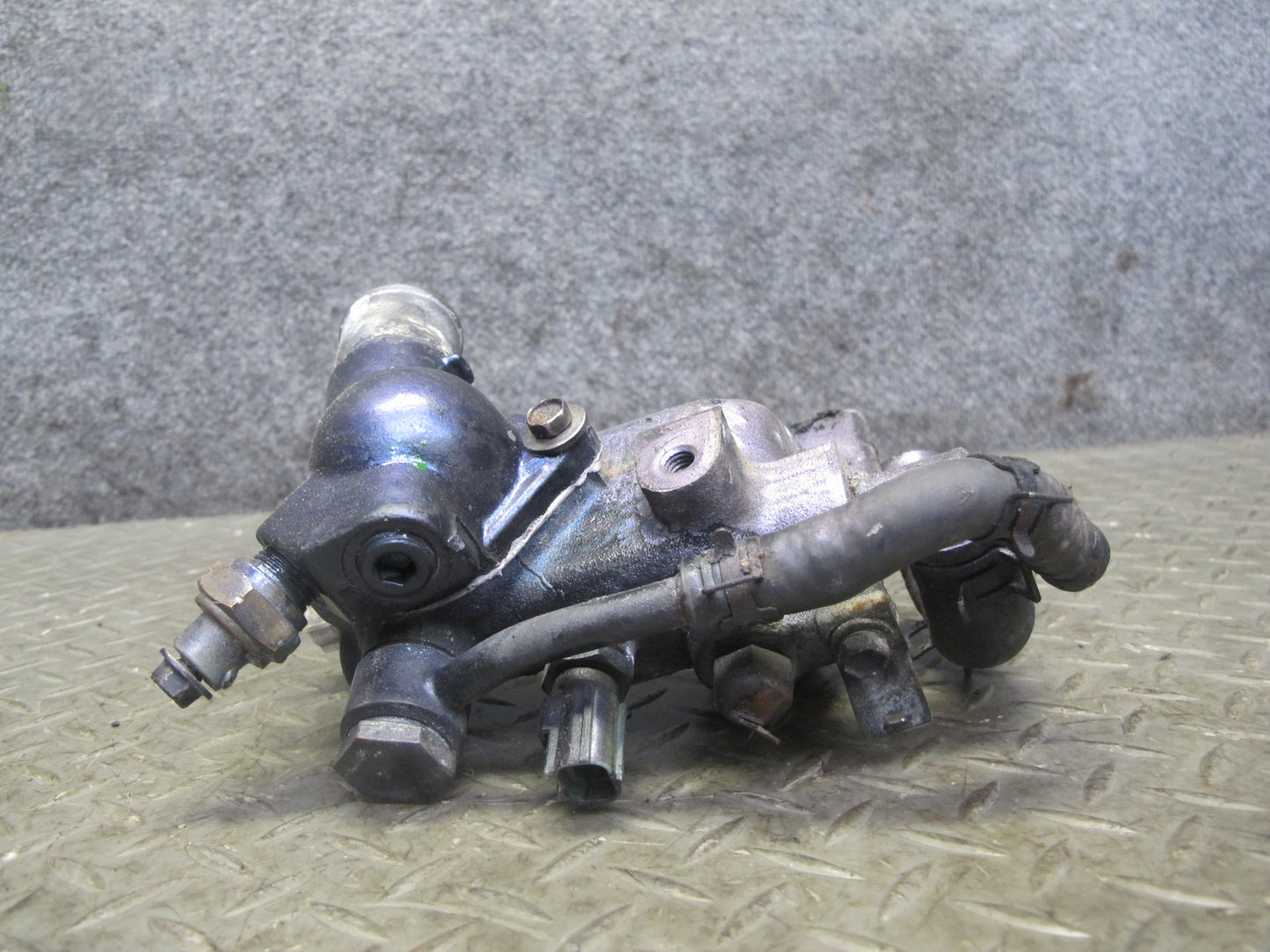 89-92 Toyota Supra MK3 7MGE NON Turbo Thermostat Housing w Sensors 71K Miles OEM