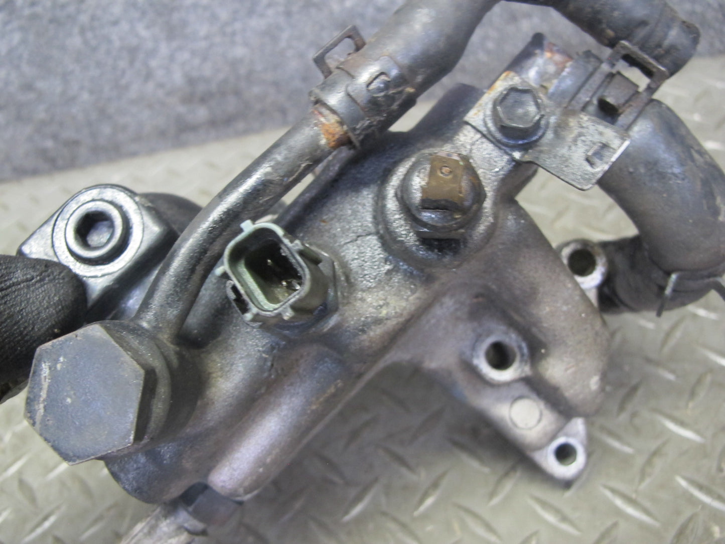 89-92 Toyota Supra MK3 7MGE NON Turbo Thermostat Housing w Sensors 71K Miles OEM