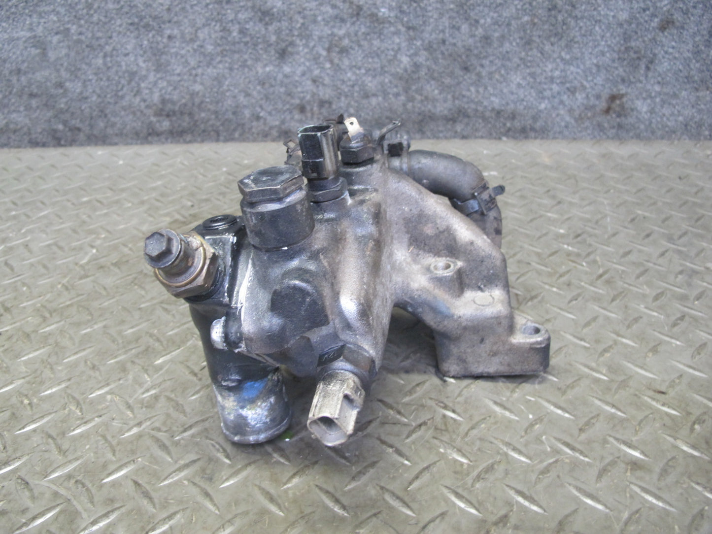 89-92 Toyota Supra MK3 7MGE NON Turbo Thermostat Housing w Sensors 71K Miles OEM