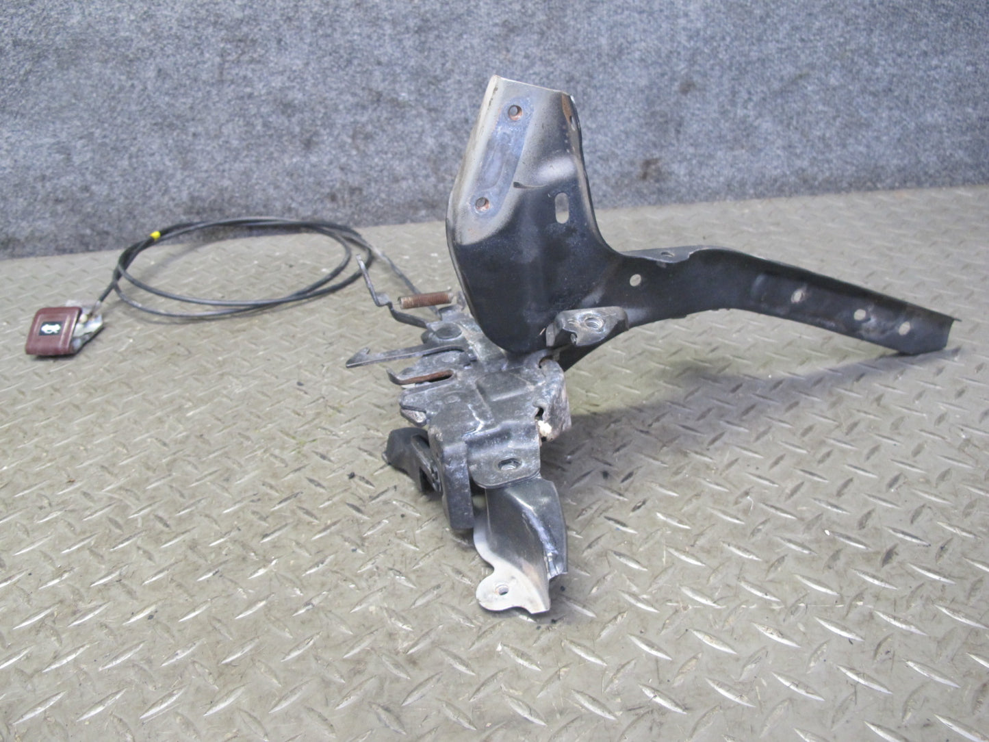 89-90 Toyota Supra MA70L Front Hood Lock Release Handle w Cable & Bracket OEM