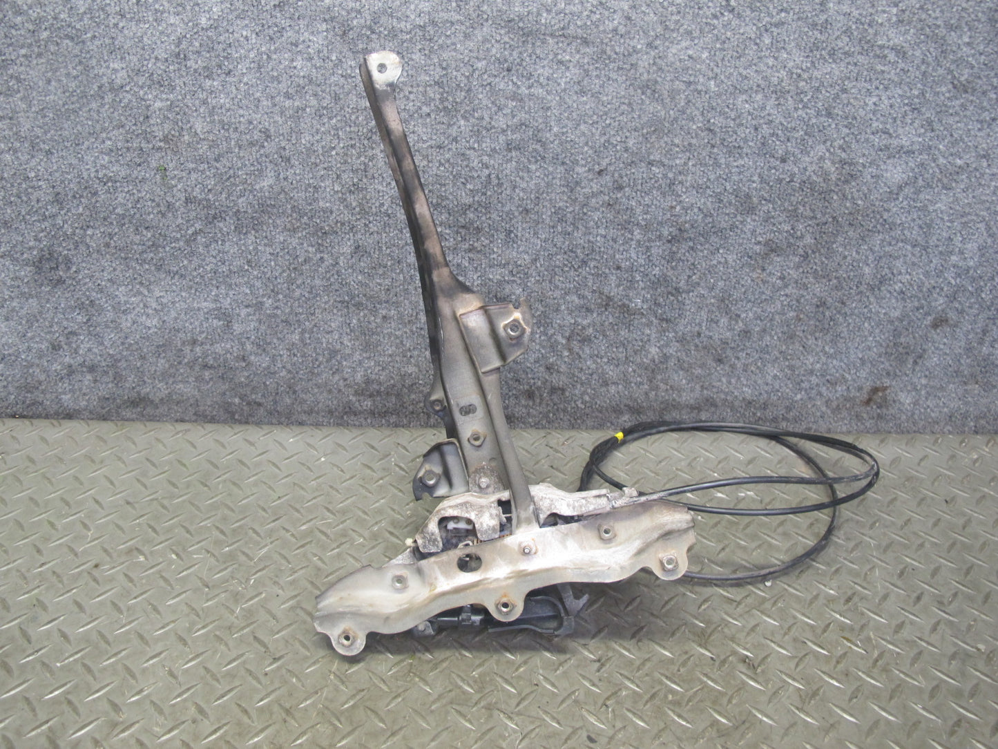 89-90 Toyota Supra MA70L Front Hood Lock Release Handle w Cable & Bracket OEM