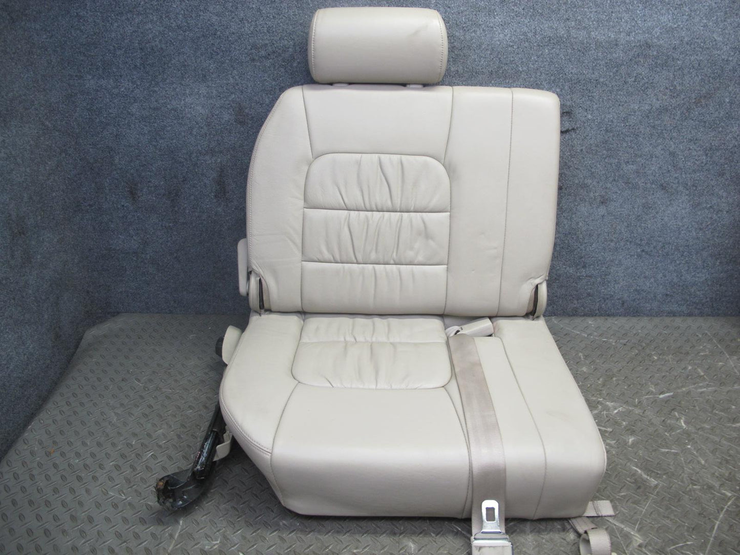 2004-2005 Lexus LX470 Rear Third 3RD ROW Left Right Leather Ivory Seat Set of 2