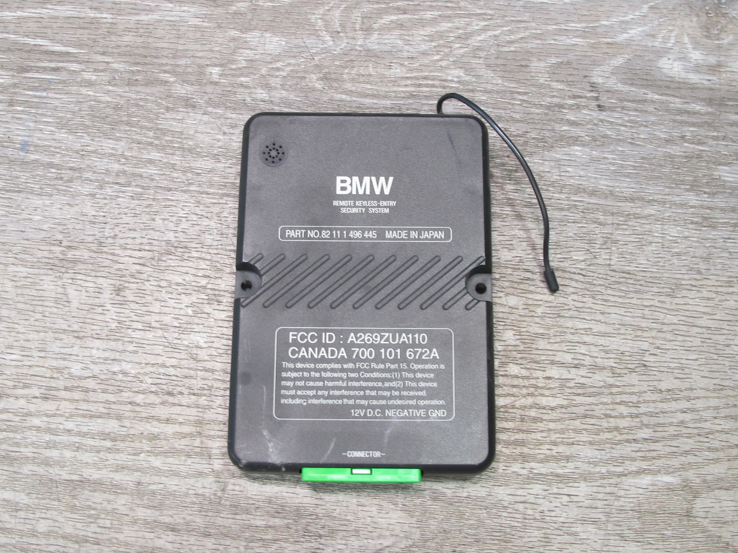 93-99 BMW E36 3-SERIES Remote Keyless Entry System Control Module 1496445 OEM