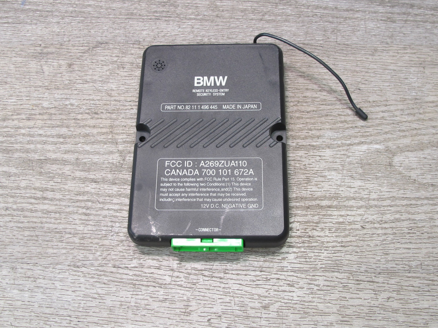 93-99 BMW E36 3-SERIES Remote Keyless Entry System Control Module 1496445 OEM