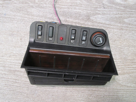 94-99 BMW E36 Convertible Console Storage TOP Roof Heated Seat ASC Switch OEM