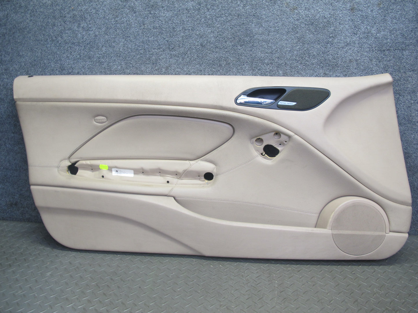 01-06 BMW E46 Coupe Convertible Left & Right Door Trim Cover Panel Set Beige OEM