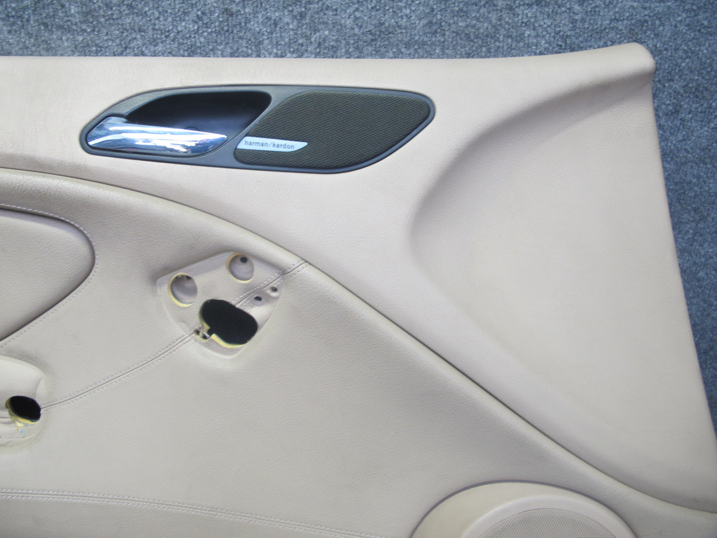 01-06 BMW E46 Coupe Convertible Left & Right Door Trim Cover Panel Set Beige OEM
