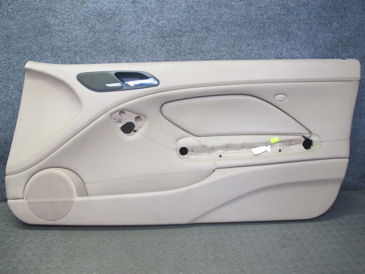 01-06 BMW E46 Coupe Convertible Left & Right Door Trim Cover Panel Set Beige OEM
