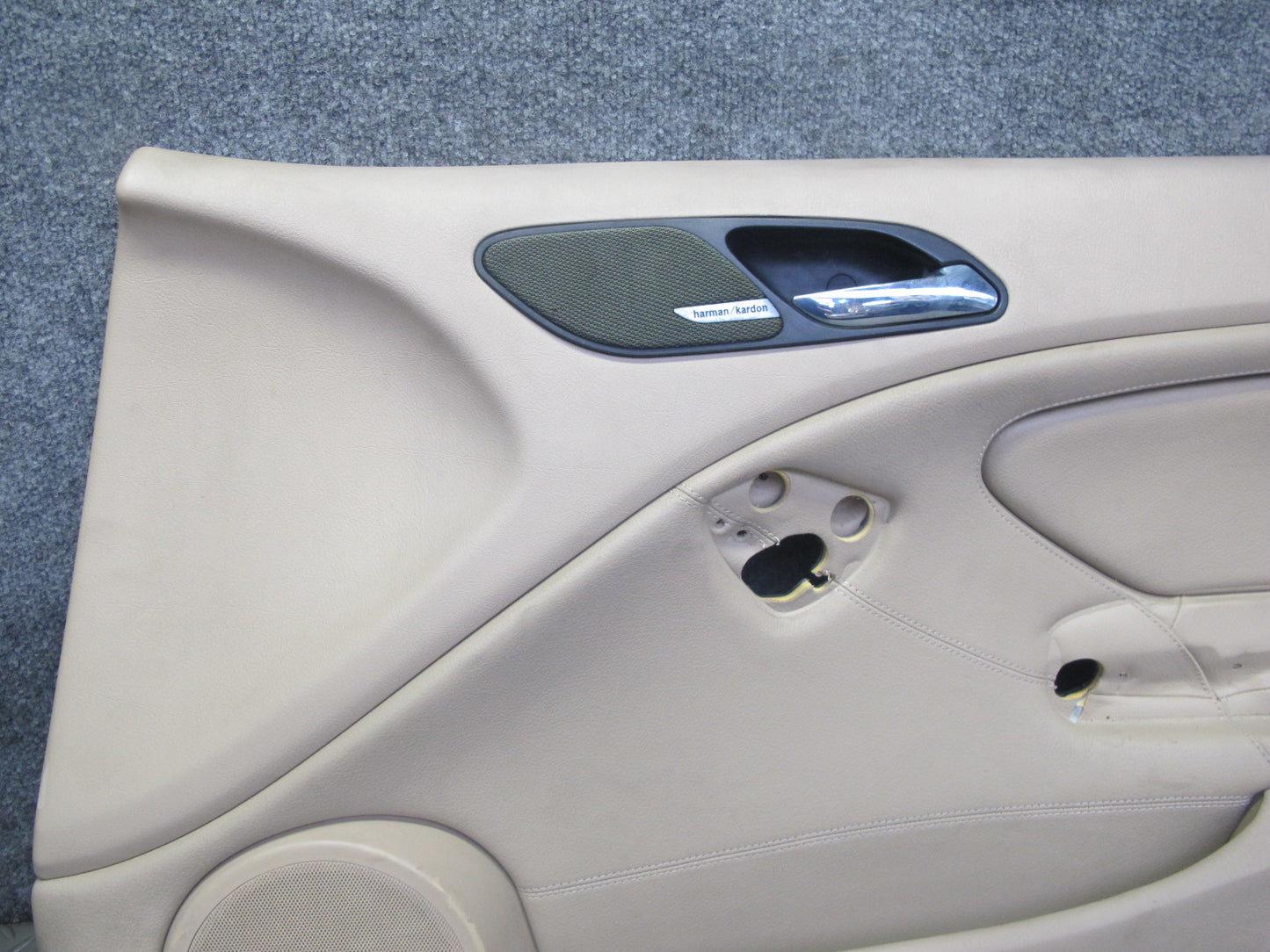 01-06 BMW E46 Coupe Convertible Left & Right Door Trim Cover Panel Set Beige OEM