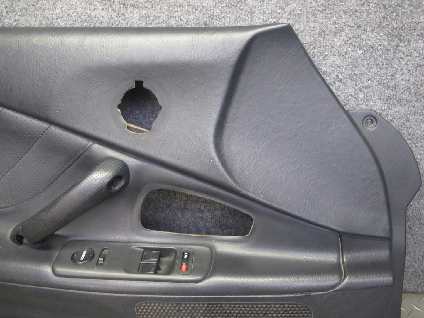 02-03 Honda S2000 Set of 2 Left & Right Door Interior Trim Cover Panel Black OEM