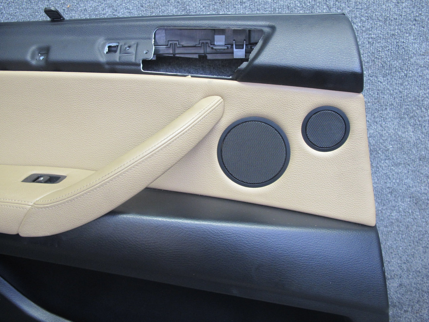 2007-2013 BMW E70 X5 Rear Left & Right Door Interior Trim Cover Panel Frame Set