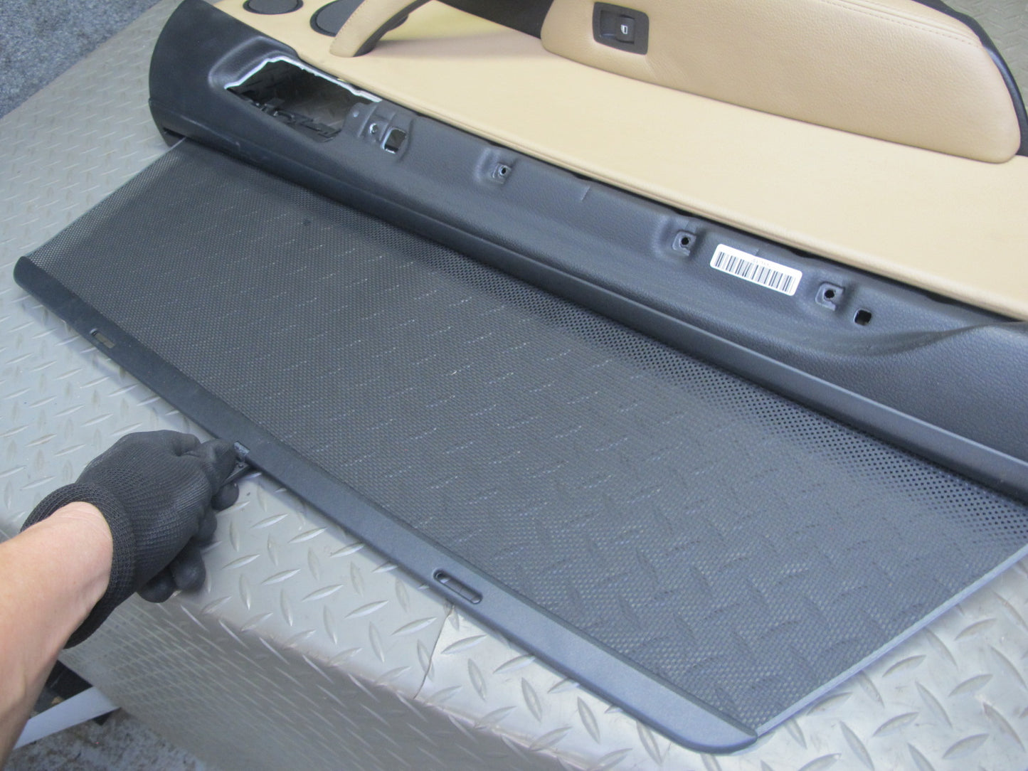 2007-2013 BMW E70 X5 Rear Left & Right Door Interior Trim Cover Panel Frame Set