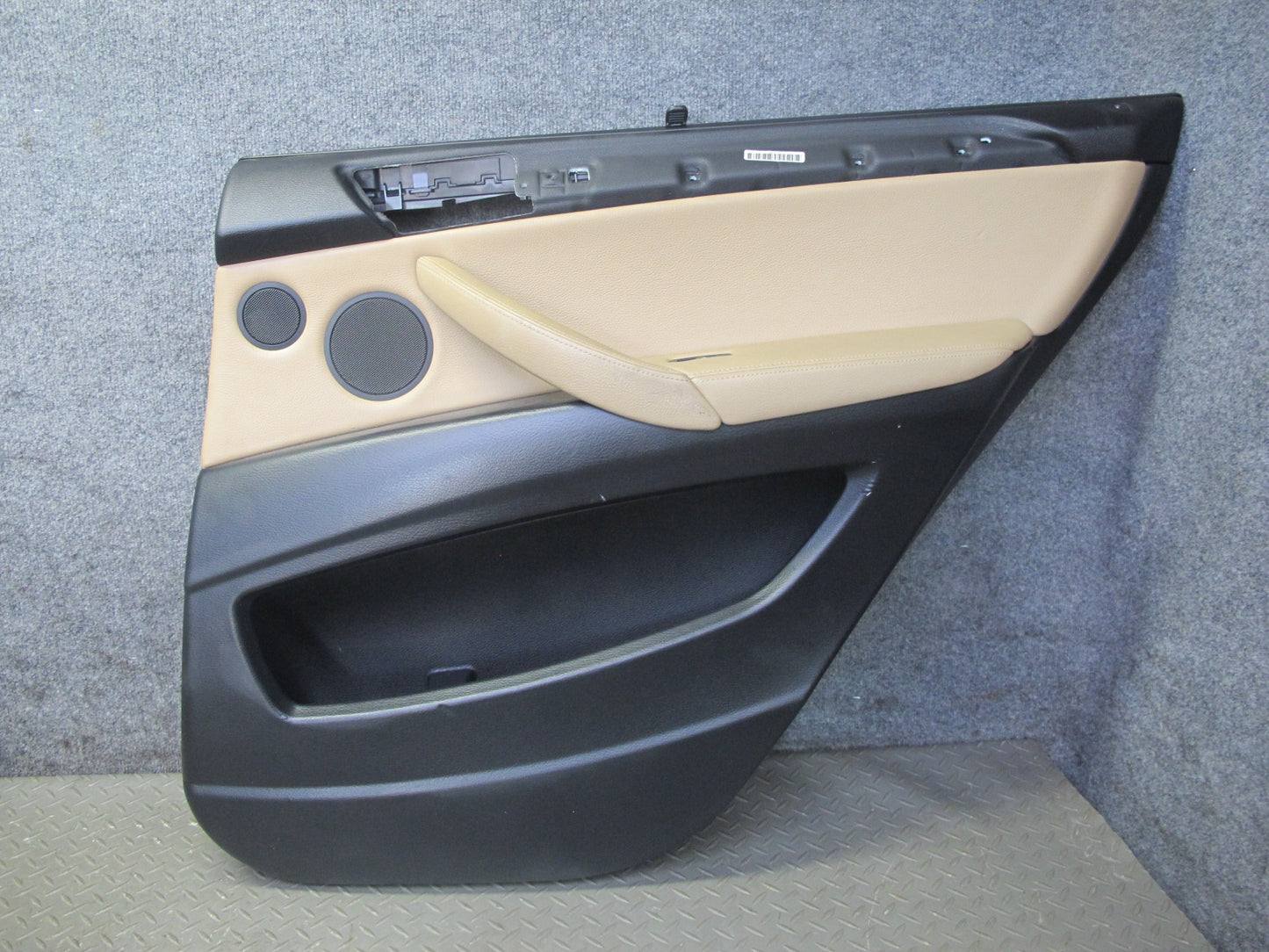 2007-2013 BMW E70 X5 Rear Left & Right Door Interior Trim Cover Panel Frame Set