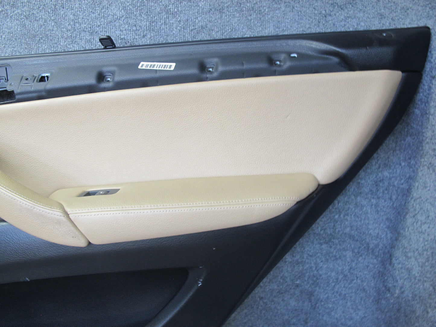 2007-2013 BMW E70 X5 Rear Left & Right Door Interior Trim Cover Panel Frame Set