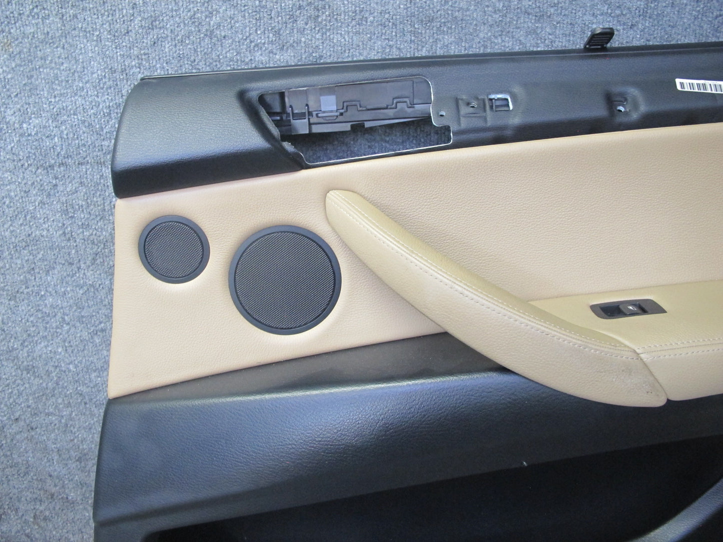 2007-2013 BMW E70 X5 Rear Left & Right Door Interior Trim Cover Panel Frame Set