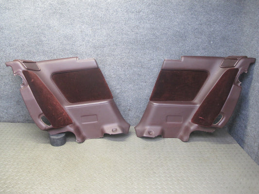 89-92 Toyota Supra MA70L Rear Quarter Interior Trim Cover Panel Set Maroon OEM