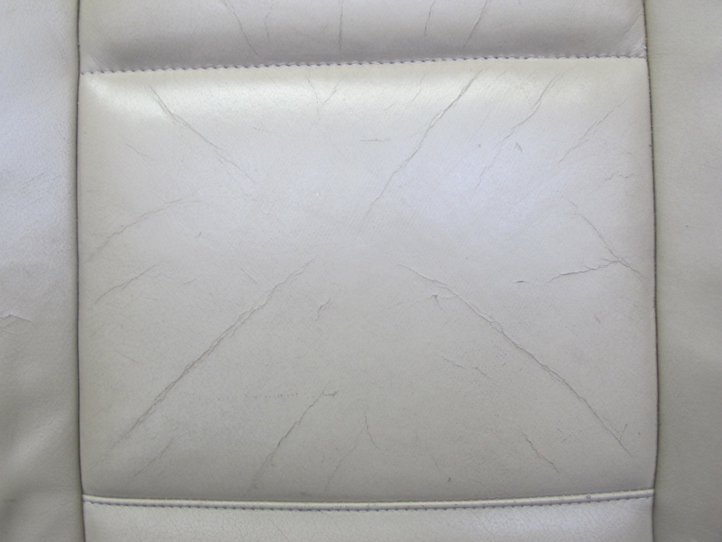 01-06 BMW E46 Convertible Front Right Seat Lower Cushion Leather Beige OEM