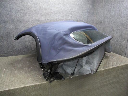 2003-2004 Porsche Boxster 986 Convertible Upper Soft Roof Glass Folding TOP Blue