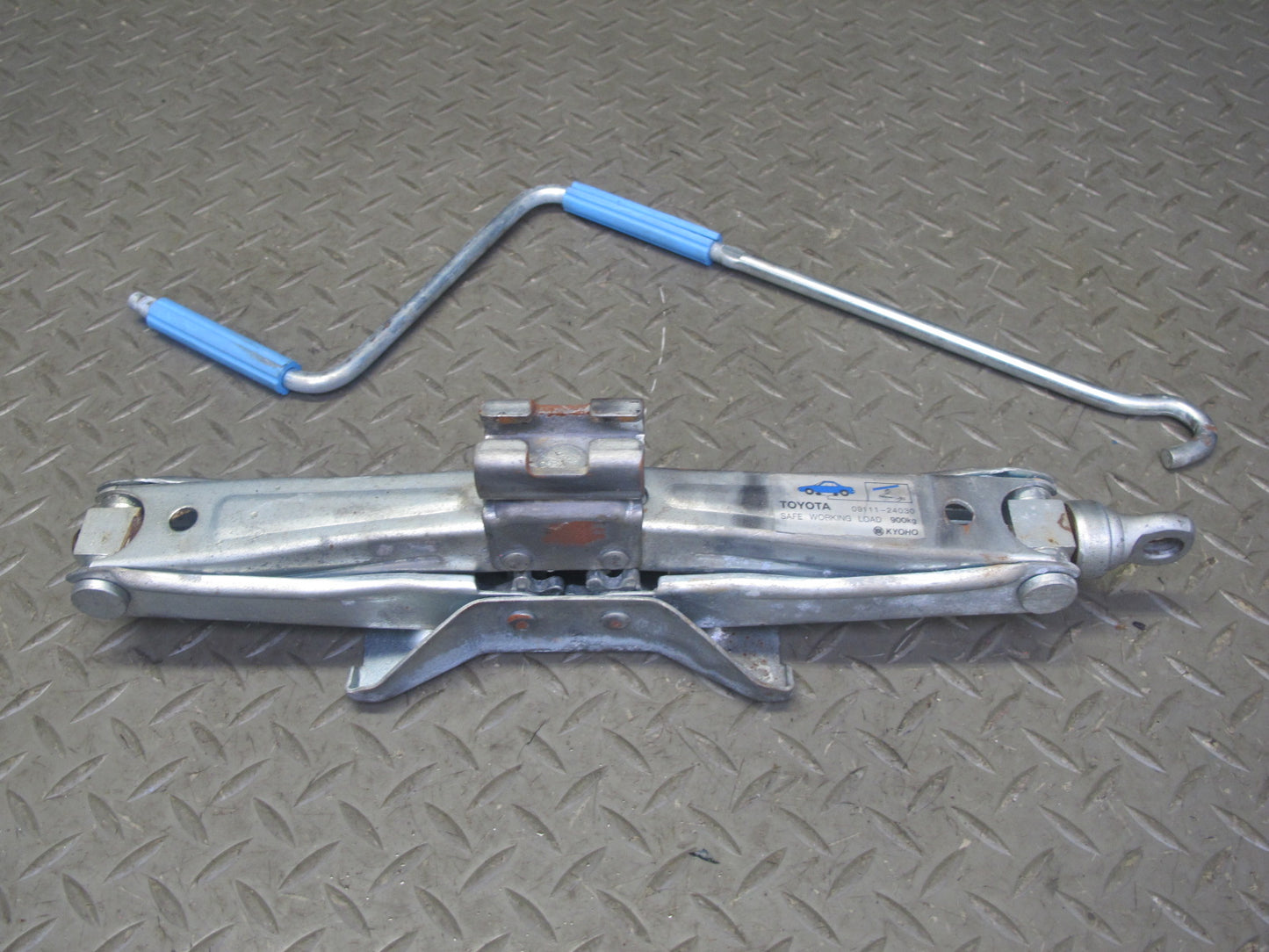 86-92 Toyota Supra MK3 MA70L Emergency Spare Tire Lift Jack w Handle OEM