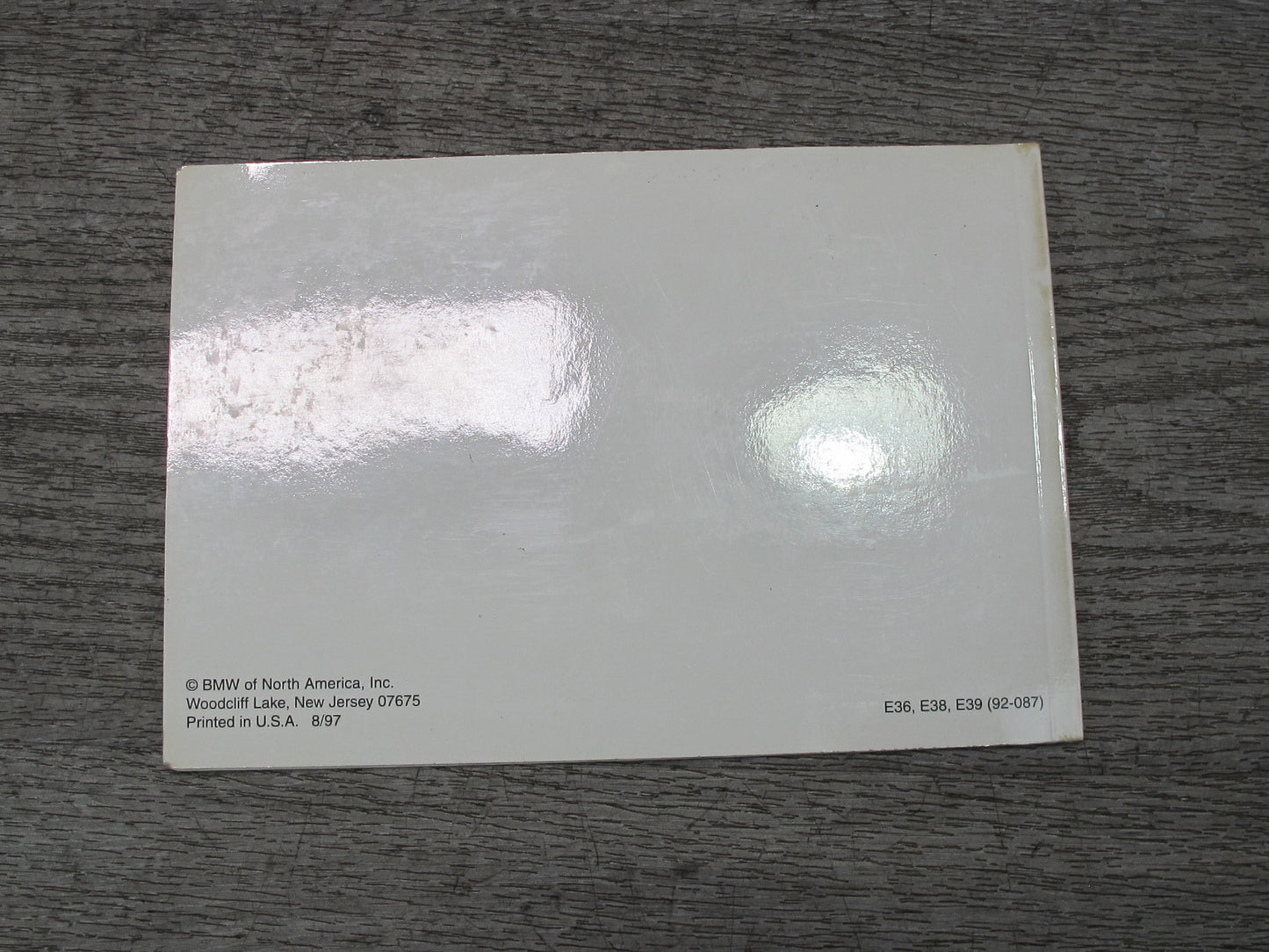 1998 BMW E36 3-SERIES Owner User Operator Manual Book Case Set OEM