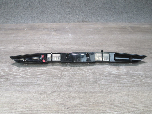 93-99 BMW E36 Trunk Lid Finisher Trim Molding Grip w License Plate Light OEM