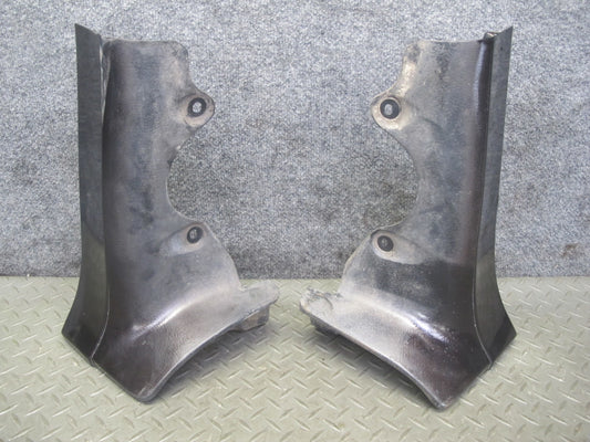 86-92 Toyota Supra MK3 Front Left & Right MUD Flap Guard Set Black Ruby OEM