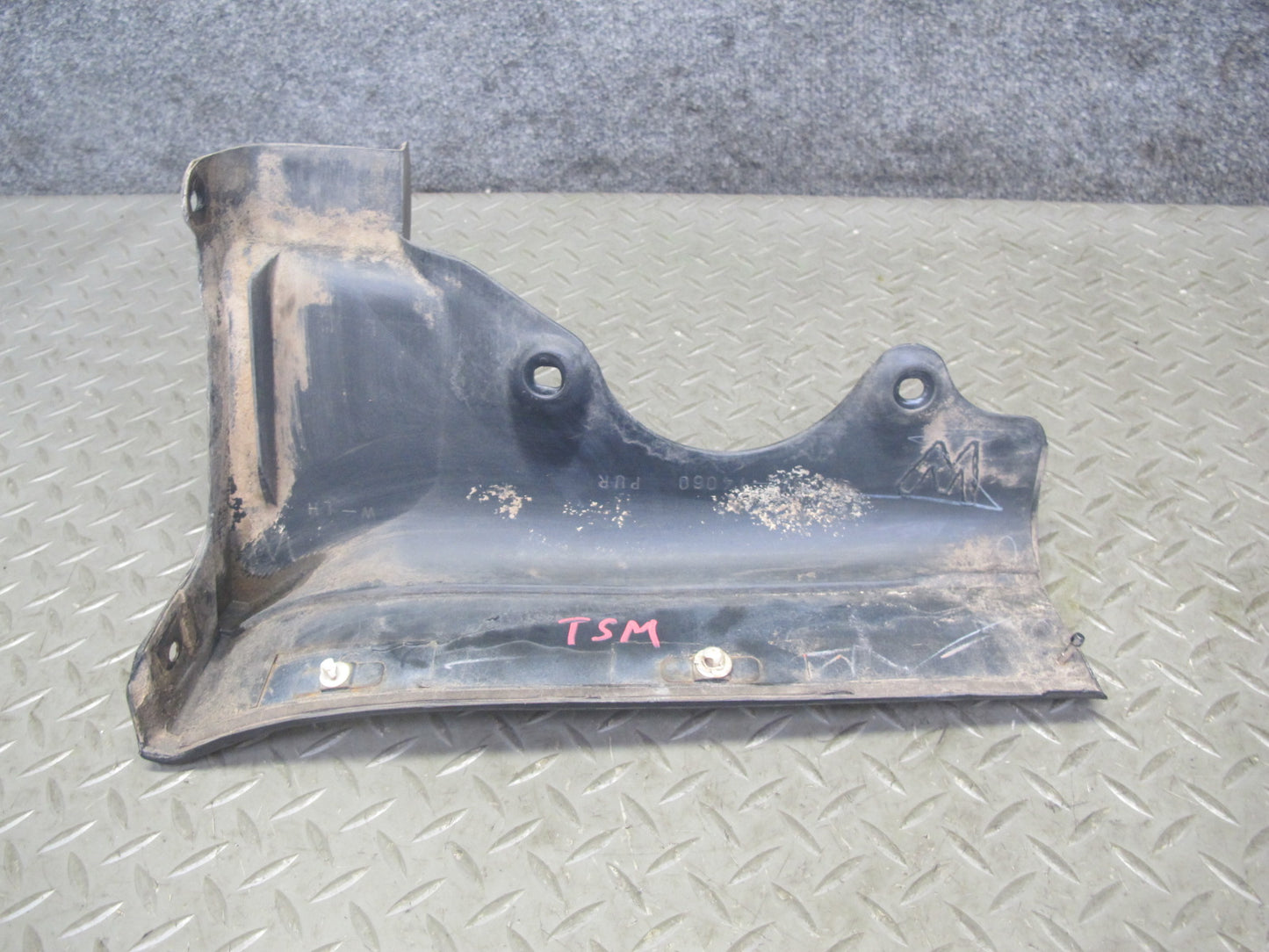 86-92 Toyota Supra MK3 Front Left & Right MUD Flap Guard Set Black Ruby OEM