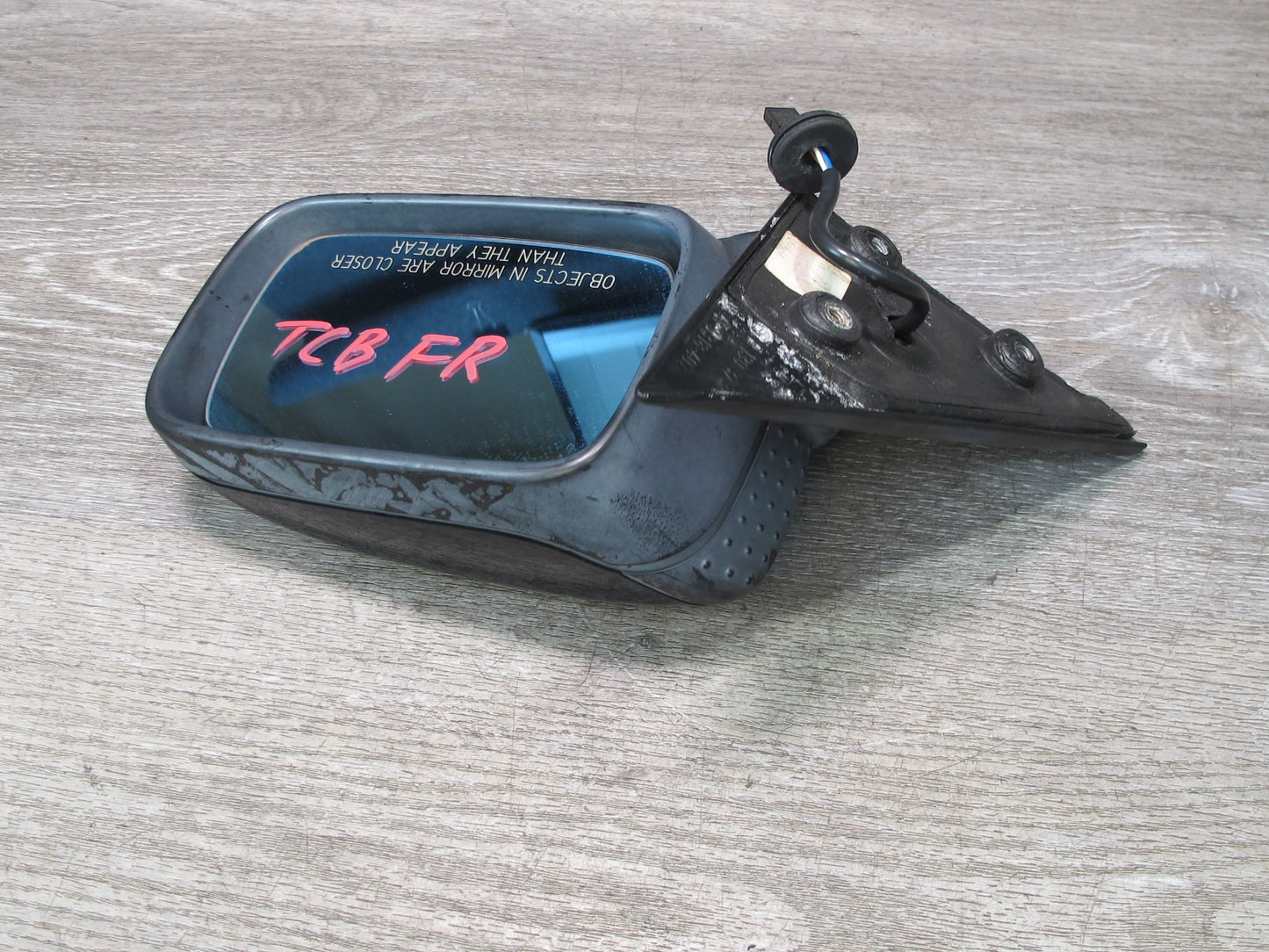 94-99 BMW E36 Coupe Convertible Right Heated Exterior Side View Mirror Black OEM