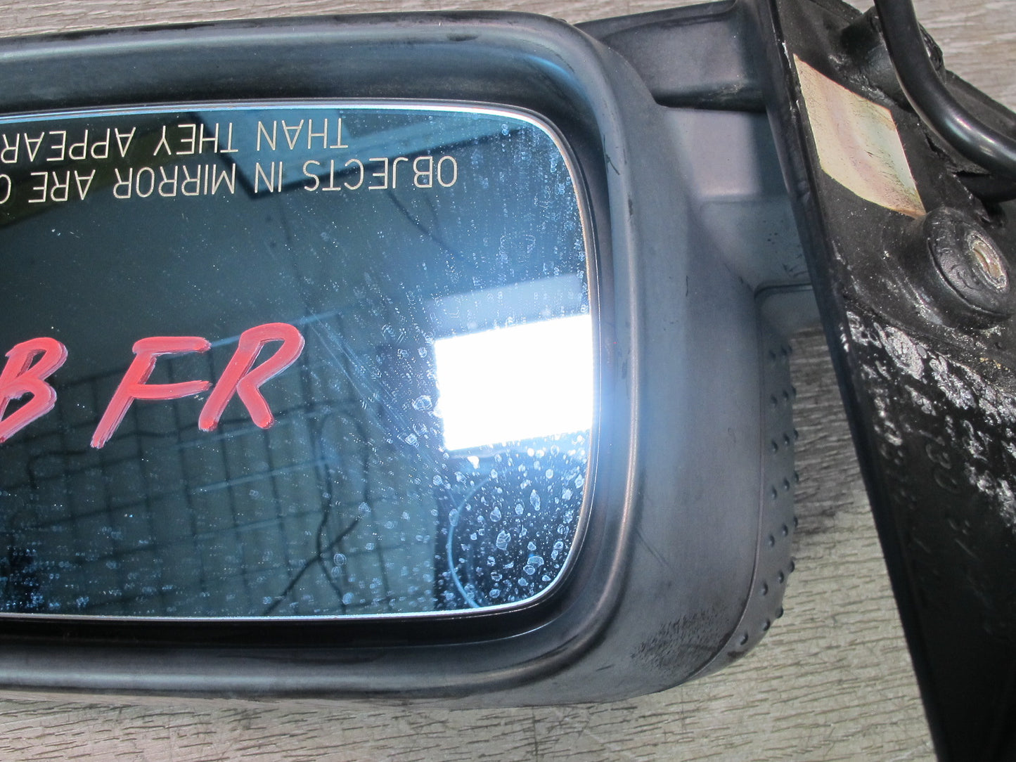 94-99 BMW E36 Coupe Convertible Right Heated Exterior Side View Mirror Black OEM
