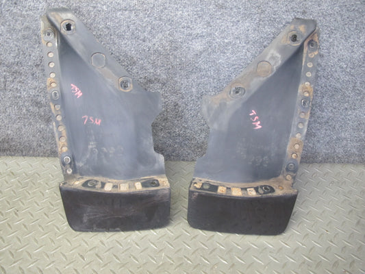 86-92 Toyota Supra MK3 Set of 2 Rear Right & Left MUD Flap Guard Black Ruby OEM