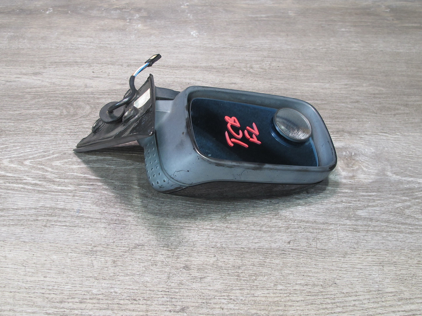94-99 BMW E36 Coupe Convertible Left Heated Exterior Side View Mirror Black OEM