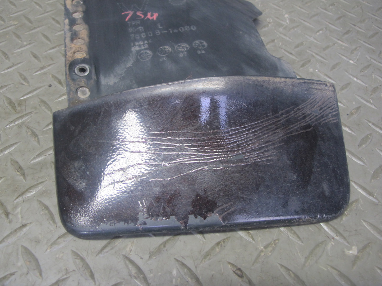 86-92 Toyota Supra MK3 Set of 2 Rear Right & Left MUD Flap Guard Black Ruby OEM