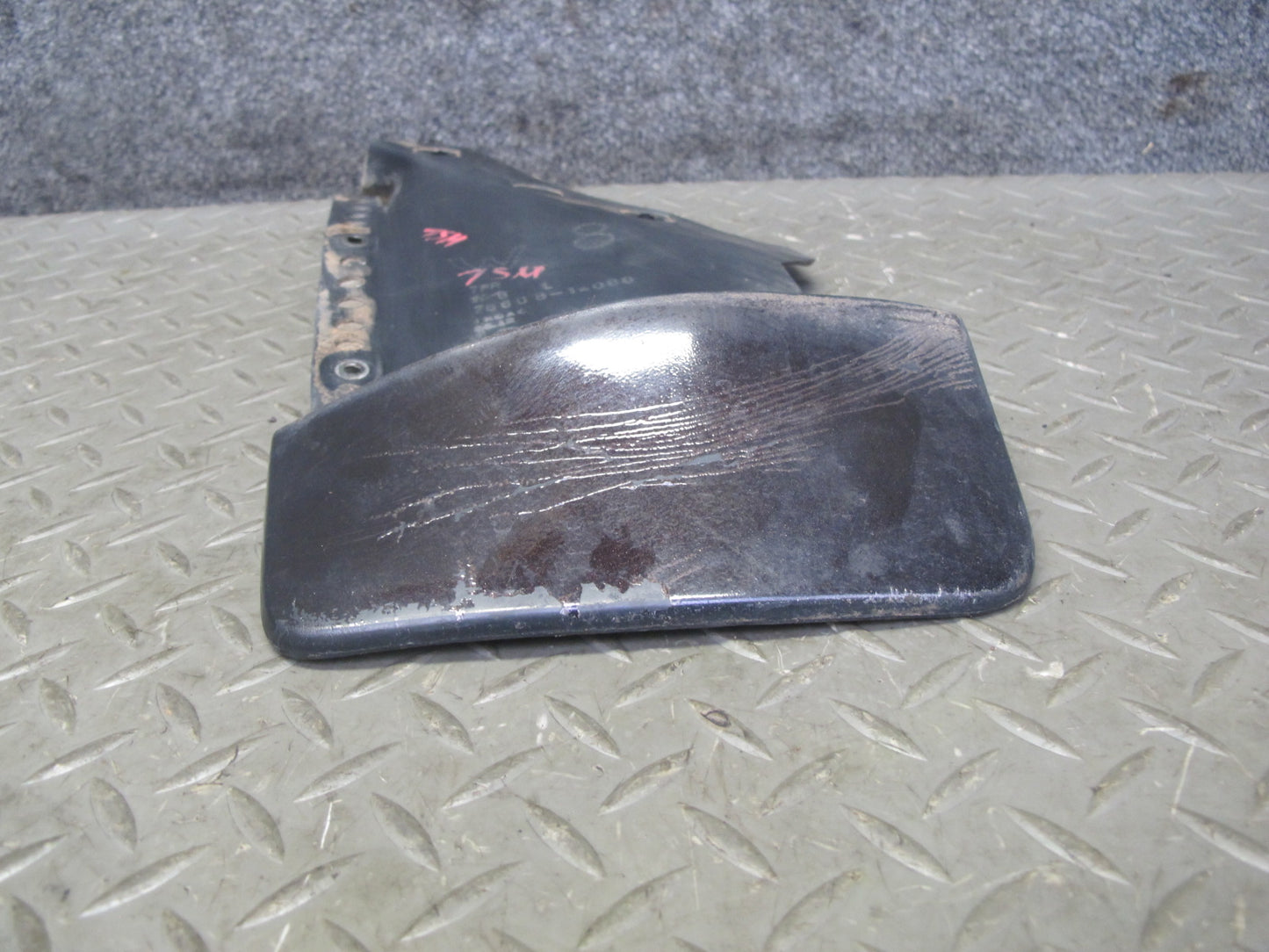 86-92 Toyota Supra MK3 Set of 2 Rear Right & Left MUD Flap Guard Black Ruby OEM