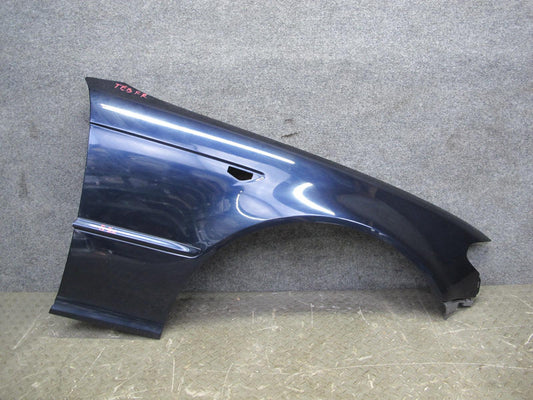 04-06 BMW E46 Coupe Convertible Front Right Fender Shell Cover Panel Blue OEM