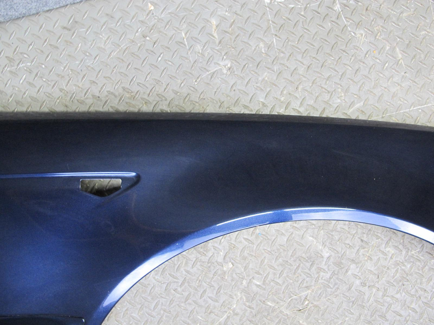 04-06 BMW E46 Coupe Convertible Front Right Fender Shell Cover Panel Blue OEM
