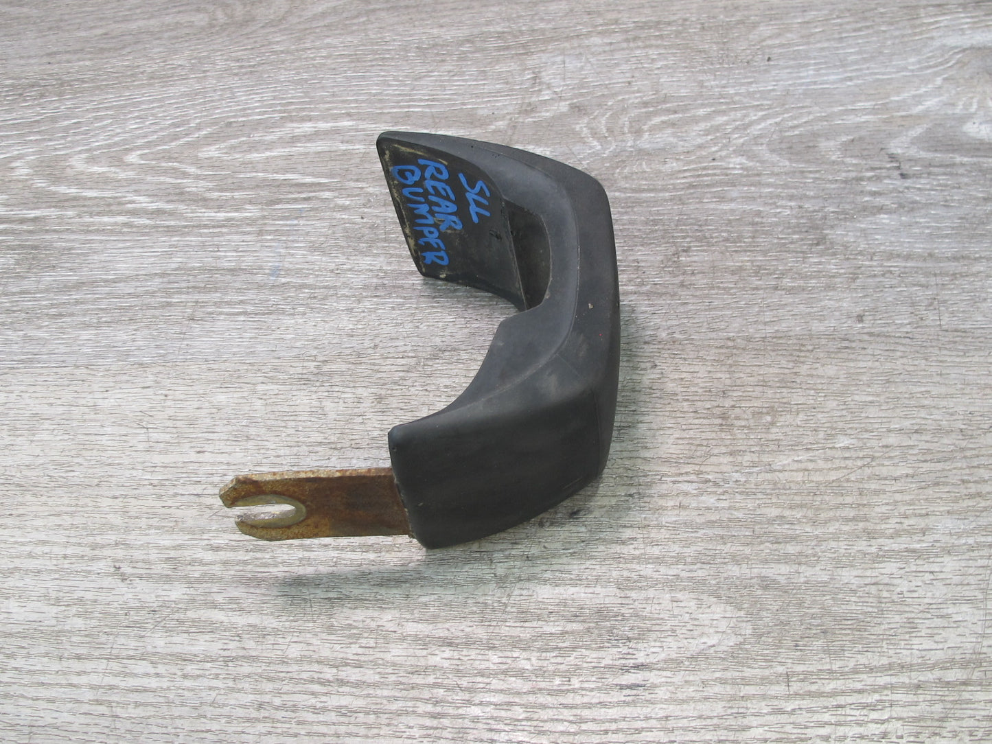 73-89 Mercedes R107 Rear Bumper Left Right Rubber Impact Guard Molding Cover OEM