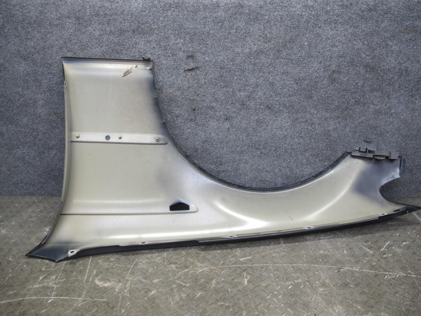 04-06 BMW E46 Coupe Convertible Front Right Fender Shell Cover Panel Blue OEM