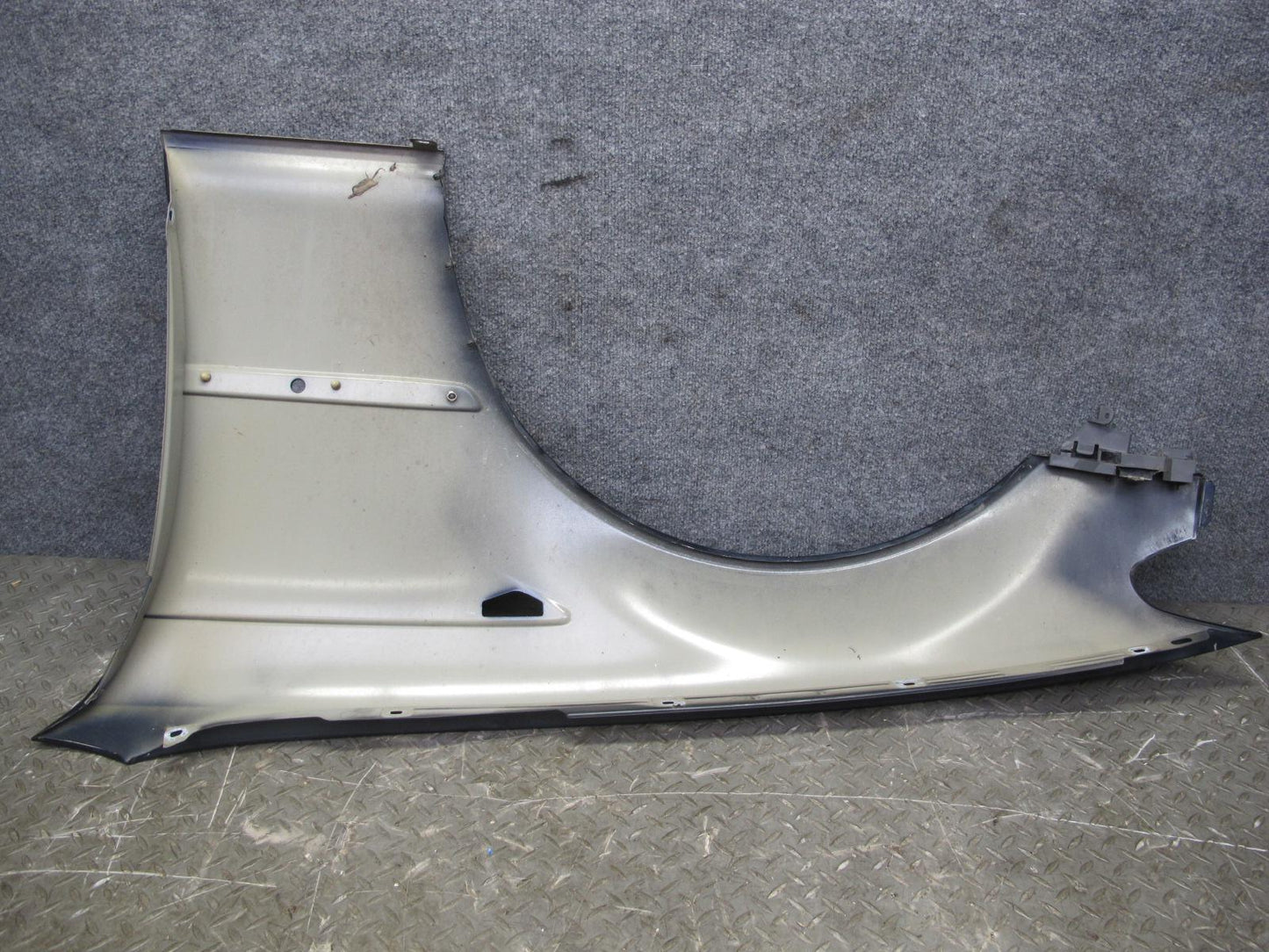 04-06 BMW E46 Coupe Convertible Front Right Fender Shell Cover Panel Blue OEM
