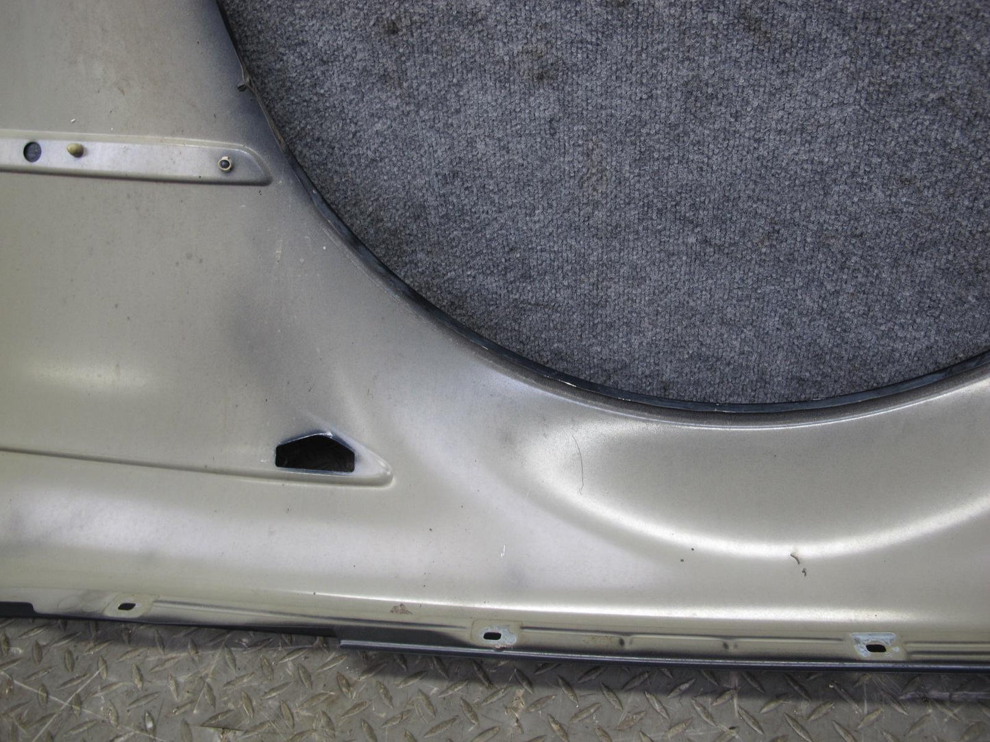 04-06 BMW E46 Coupe Convertible Front Right Fender Shell Cover Panel Blue OEM