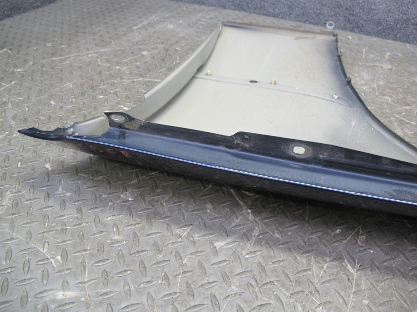 04-06 BMW E46 Coupe Convertible Front Right Fender Shell Cover Panel Blue OEM