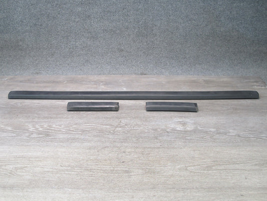 81-89 Mercedes R107 Set of 3 Rear Bumper Rubber Guard Strip OEM