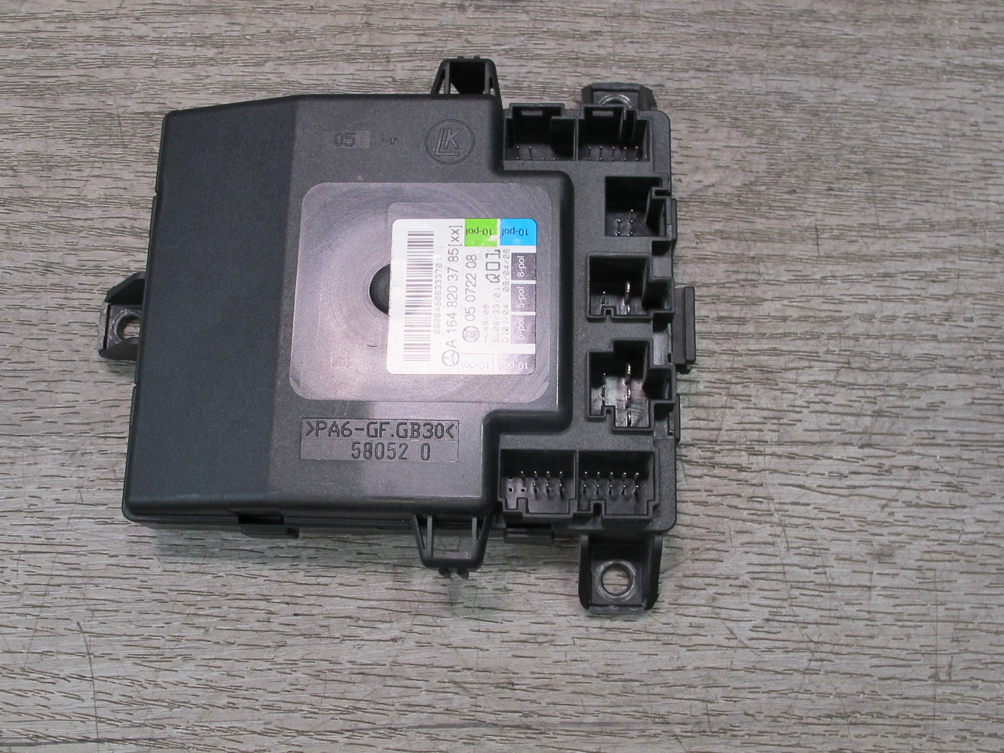 06-11 Mercedes W164 Ml-class Front Left Door Control Module 1648203785 OEM