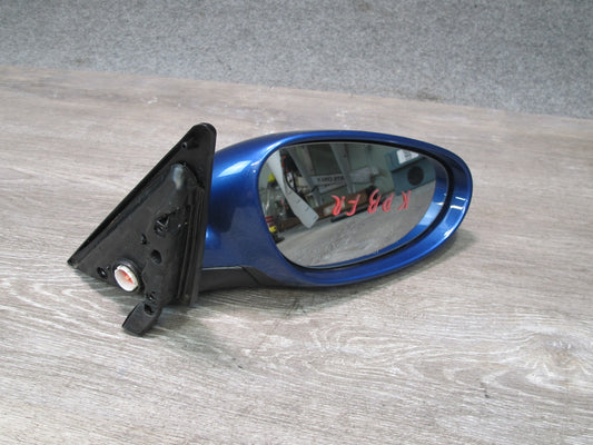 1997-2004 Porsche Boxster 986 Right Door Exterior Side View Heated Mirror Blue